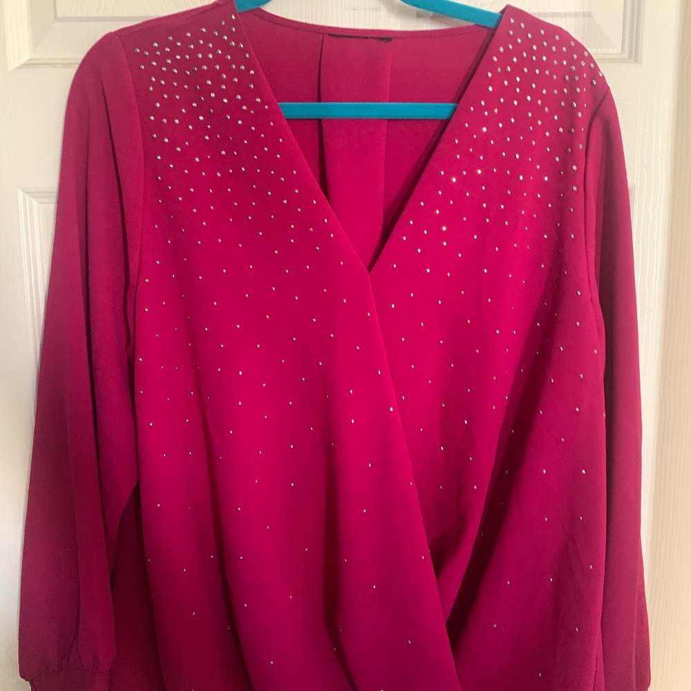 Hot pink sparkle shirt!